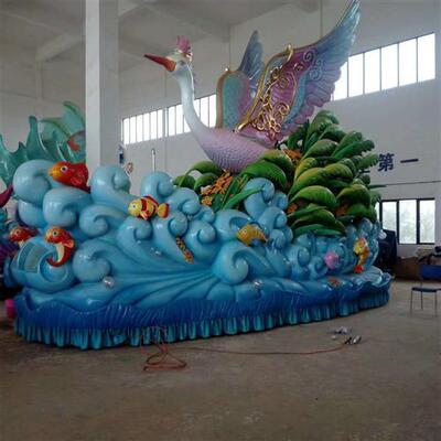 供应大型四轮电动巡游花车彩车节日庆典巡游车影视婚庆花车