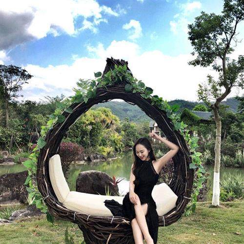 网红打卡景区拍照别墅公寓花园阳台秋千吊椅户外休闲摇椅藤编吊椅,住宅家具,吊篮/吊椅,淘宝优惠券,粉丝福利购,淘宝优惠卷