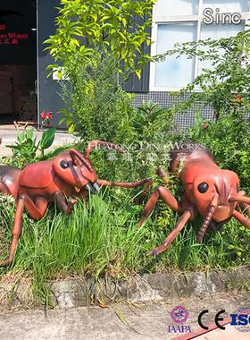 仿真机械电动蚂蚁植物园公园可用美陈摆件工厂制作各类仿真昆虫