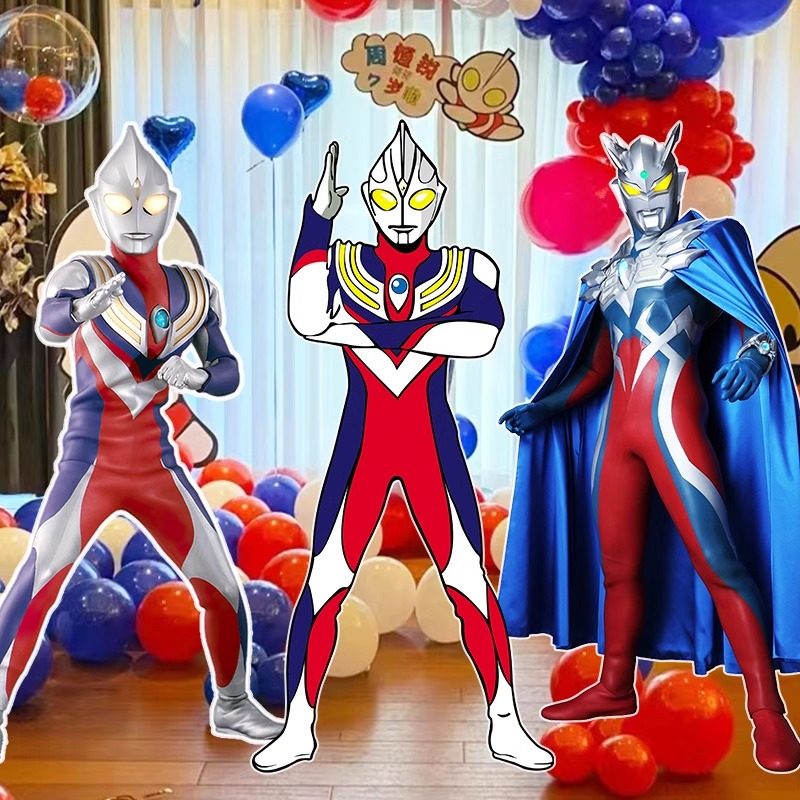 奥特曼男孩生日派对场景布置装饰背景板KT板人物泰罗造型立柱路引,节庆用品/礼品,节日装扮用品,淘宝优惠券,粉丝福利购,淘宝优惠卷