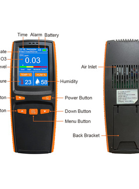 0-50ppm 臭氧检测仪Ozone detector 高精度手持式臭氧O3测试仪