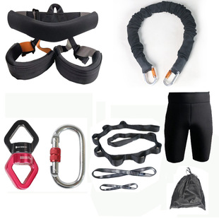 瑞爻S级室内蹦极活力带设备护腰带防勒保护bungee空中瑜伽弹力绳