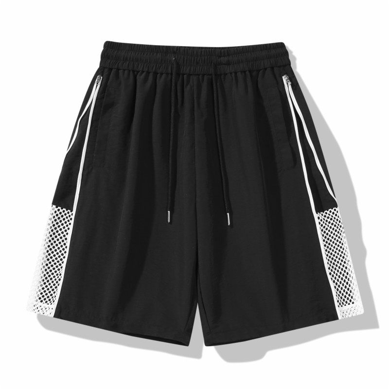 夏季新款美式复古运动短裤男宽松直筒休闲五分裤潮流百搭沙滩裤,男装,短裤,淘宝优惠券,粉丝福利购,淘宝优惠卷