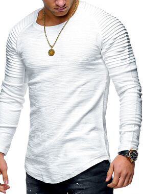 2019 Men's long sleeve T-shirt shirt jacket上衣T恤打底衫