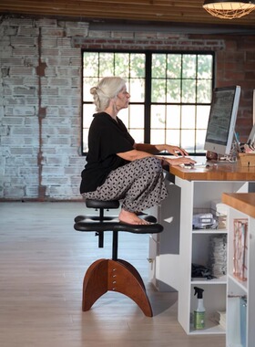 盘腿椅 懒人椅子 蹲椅人体工学坐没坐相凳子猴凳瑜伽蹲着坐的蹲坐