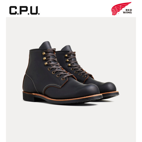 红翼3345铁匠工装靴牛皮时装靴