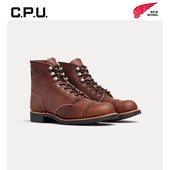 Red Wing工装 靴圆头女靴牛皮黑色女鞋 红翼3365 皮鞋 轻奢马丁靴RW