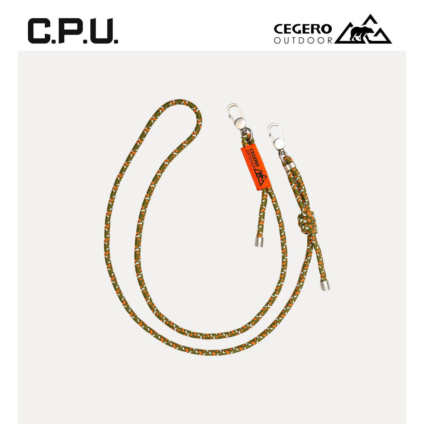 CEGERO包袋绳直径6mm可调式手机挂绳尼龙多彩金属扣绳CG
