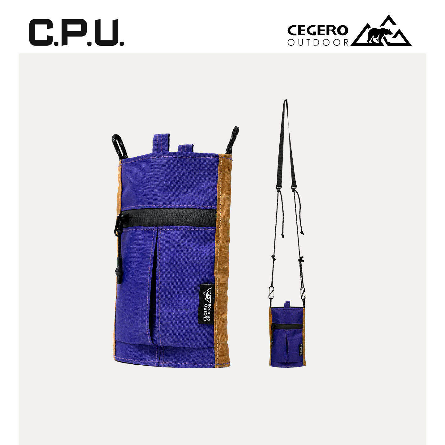 CEGERO 男女便携多用途小包斜挎轻便情侣零钱手机薄身随身包CG