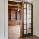 定制实木移门推拉门日式 全屋料理店榻榻米和室隔断格栅吊轨谷仓门