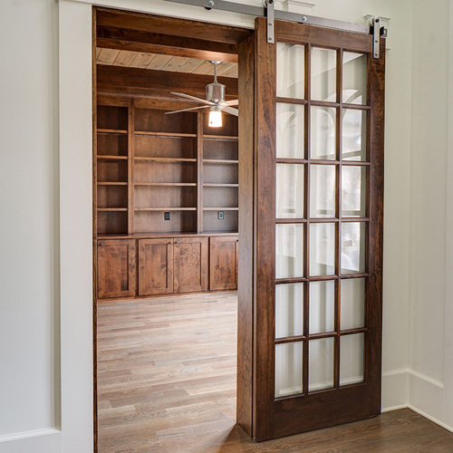 定制实木移门吊轨谷仓门