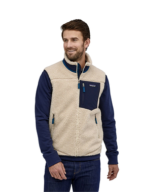 PATAGONIA巴塔哥尼亚抓绒马甲Classic Retro-X潮男抓绒背心23048