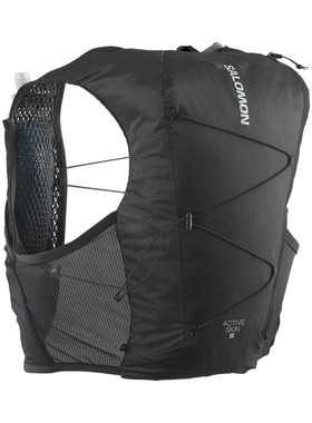 Salomon萨洛蒙男女越野水袋包轻量反光贴合8L ACTIVE SKIN 8 SET