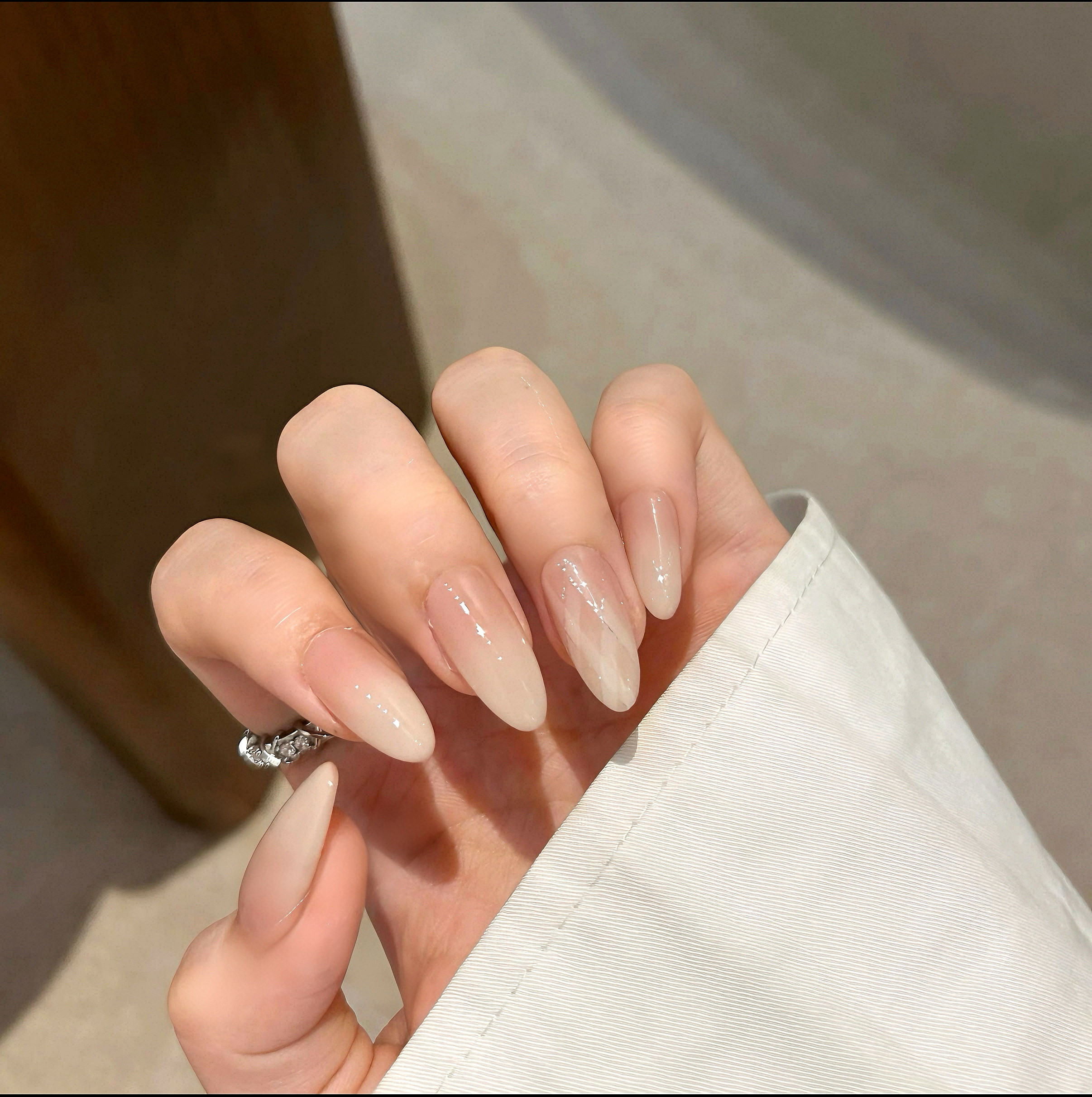 【奶霜星砂】裸色渐变手绘格纹嬛嬛甲手工穿戴甲高品质显白氛围感,彩妆/香水/美妆工具,穿戴甲/甲片,淘宝优惠券,粉丝福利购,淘宝优惠卷