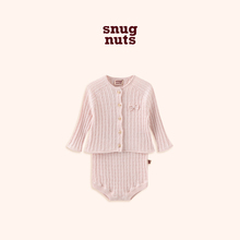 男女宝宝针织套装 圆领开衫 长袖 snugnuts2023春夏新品