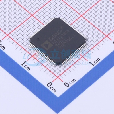 数模转换芯片DAC AD9777BSVZ TQFP-80 ADI(亚德诺) 电子元件配单