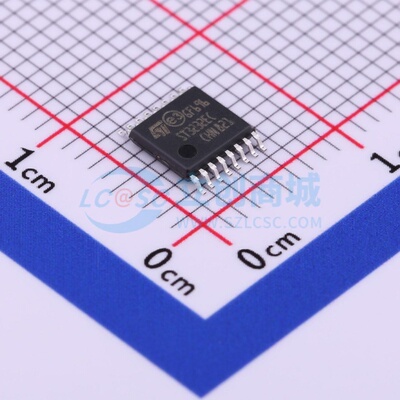 RS232芯片 ST3232ECTR TSSOP-16 意法半导体芯片 电子元器件配单