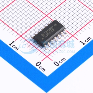 FET输入运放 TL074HIDR SOIC-14 TI/德州 电子元器件配单原装正品