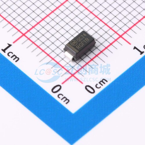 快恢复/高效率二极管 RGF1B DO-214AC onsemi(安森美) 电子元器件