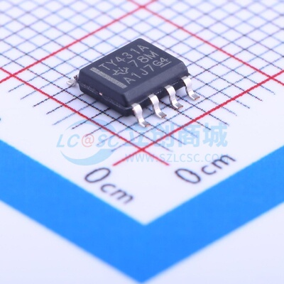 电压基准芯片 TLV431AIDR SOIC-8 TI/德州 电子元件配单原装正品