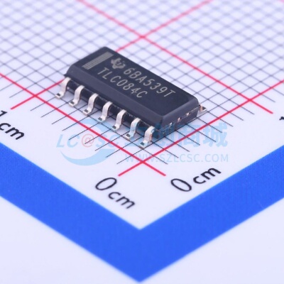 运算放大器 TLC084CDR SOIC-14 TI/德州 电子元器件配单原装正品