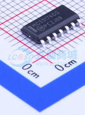 运算放大器 MC33174DR2G SOIC-14 onsemi(安森美) 电子元器件配单