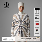 经典 冬季 女士个性 BOGNER博格纳 复古提花保暖针织衫 毛衣86905256