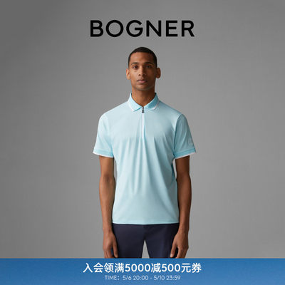 BOGNER博格纳 24春夏新品男士CODY直筒POLO衫51116844B