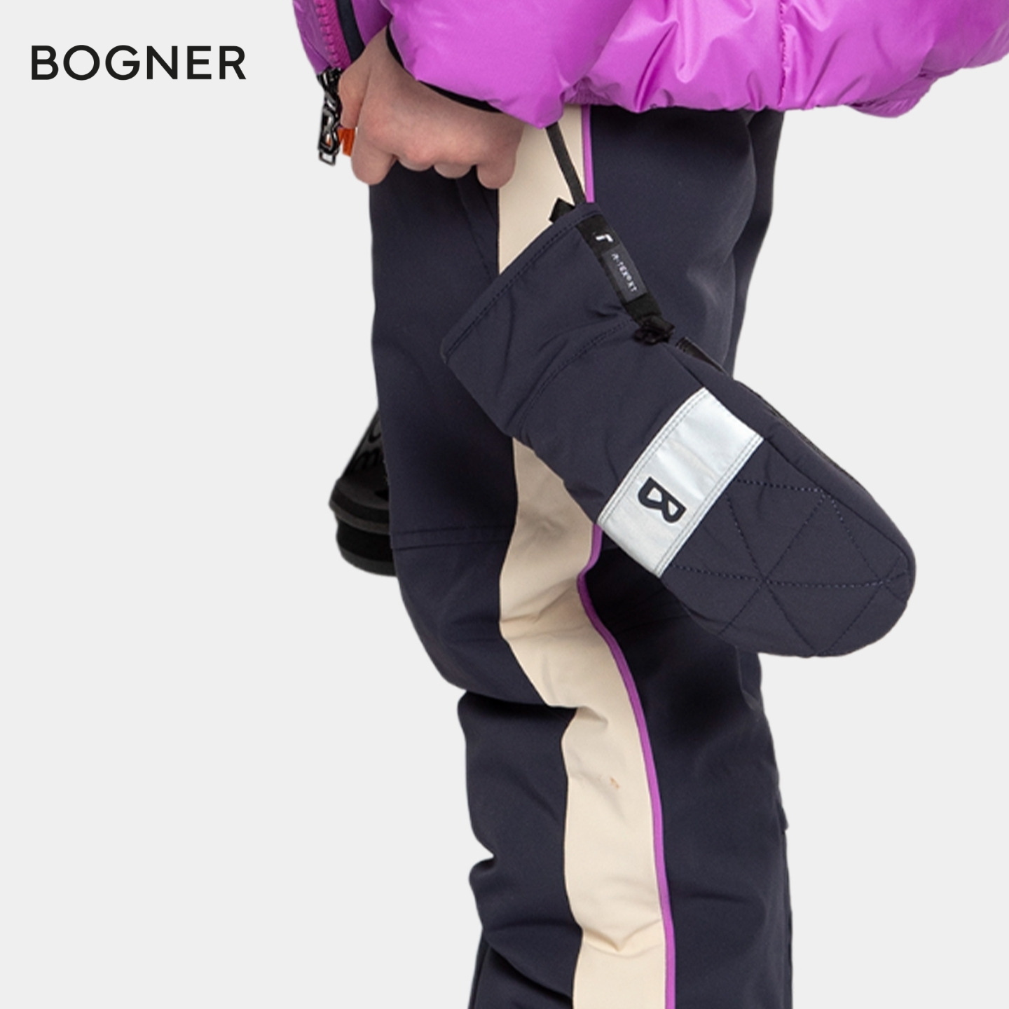 BOGNER博格纳25秋冬新品TILDE-T儿童四向弹力高腰立体剪裁滑雪裤