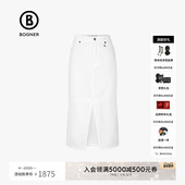 BOGNER博格纳 女士高腰休闲中长牛仔裙26287980