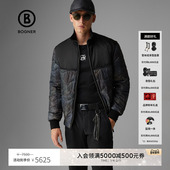 秋冬男士 BOGNER博格纳 经典 拼接印花棉服保暖外套38317522