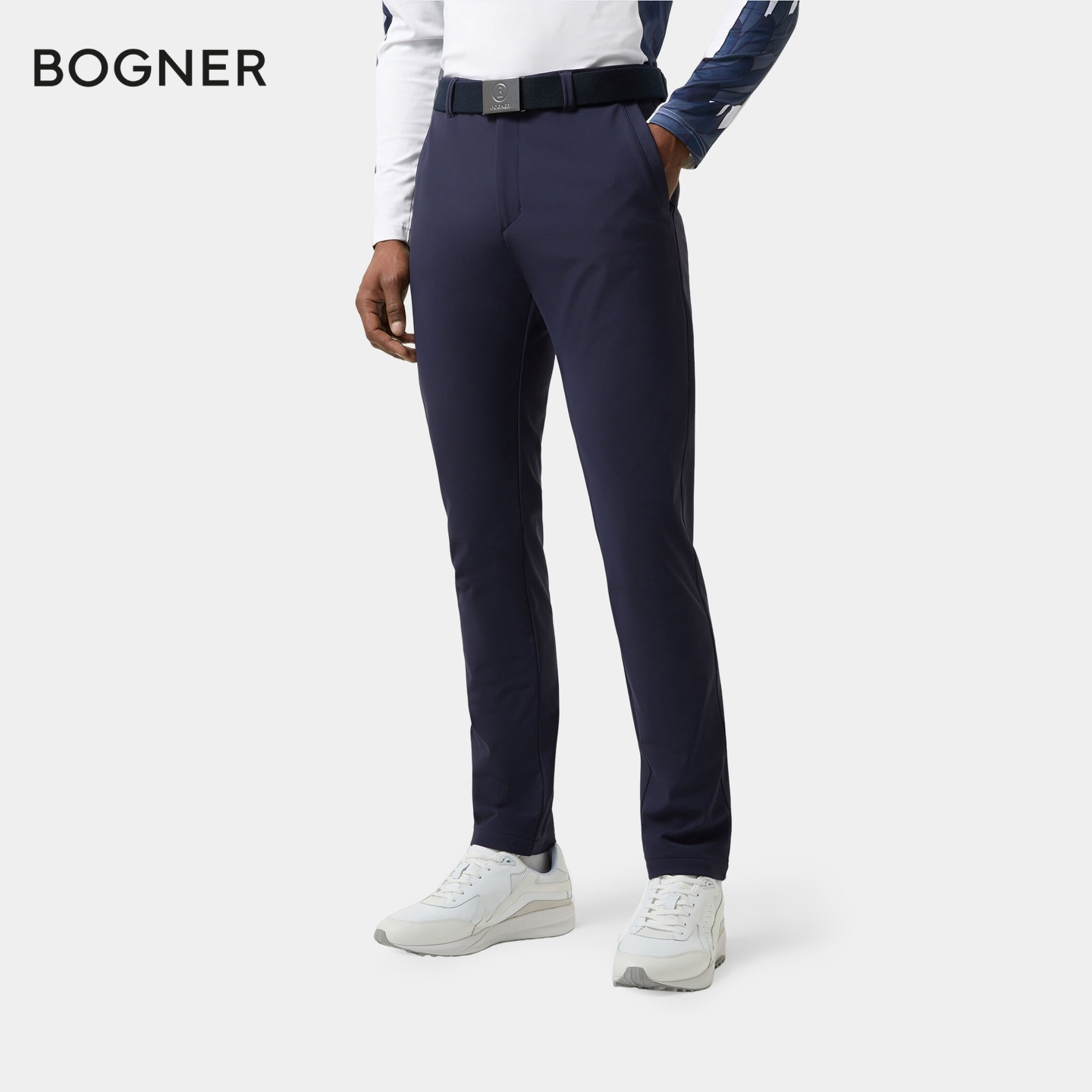 BOGNER博格纳 25秋冬新品EMIR男士户外休闲运动宽松直筒梭织长裤