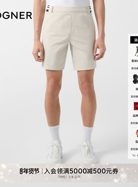 BOGNER博格纳 25春夏VAREN男士高尔夫运动松紧腰带梭织短裤