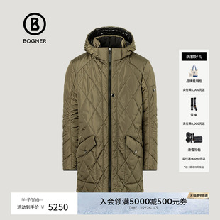 长款 男装 加厚休闲连帽棉衣棉服380987 秋冬新款 BOGNER博格纳