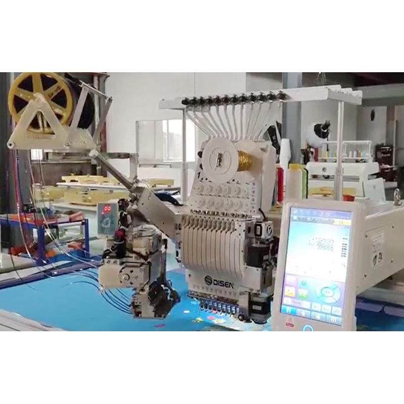 特种绣花设备12亮珠片金片加绳绣绣花机头巾长袍电脑刺绣机DISEN,居家布艺,缝纫机,淘宝优惠券,粉丝福利购,淘宝优惠卷
