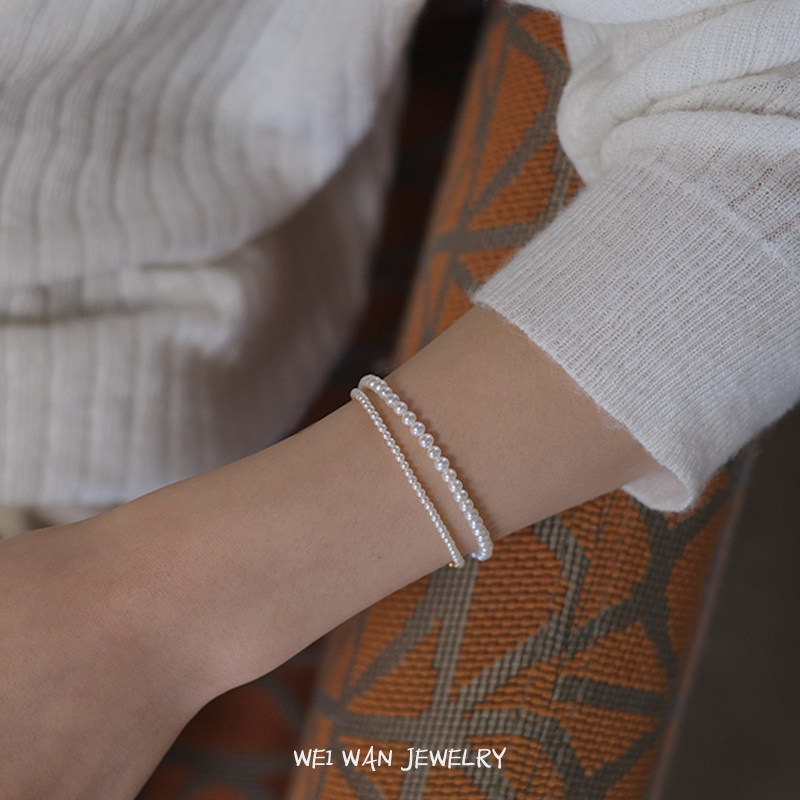 正圆施家baby珍珠手链博主同款