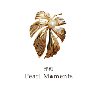 PEARL MOMENTS/珍刻PEARL MOMENTS/珍刻枫叶珍珠胸针