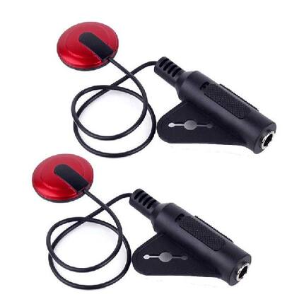 2Pcs Piezo Contact Microphone Mic Pickup for Guitar Violin
