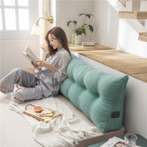 Sofa Large Backrest Cushion Waist Cushion Bed Long Triangle