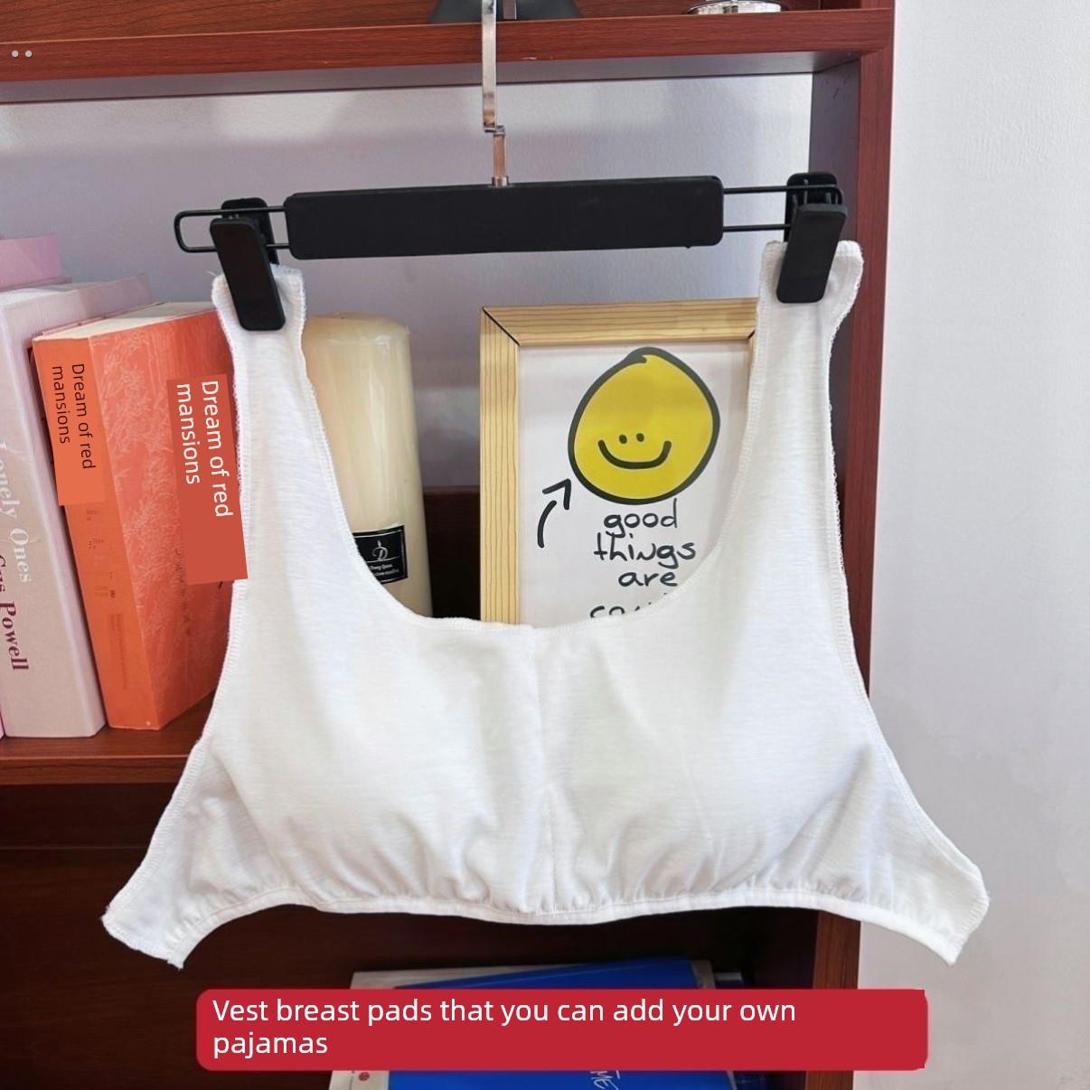 采购产品乳房衬里，自缝，纯棉睡衣和睡衣上的衣服，不需要穿内衣