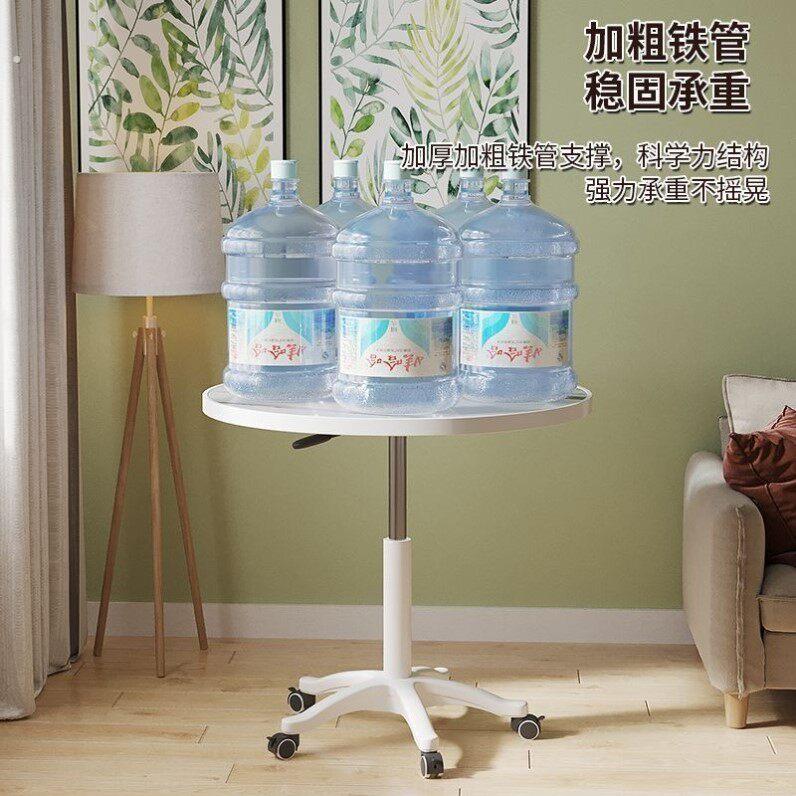 升降茶几餐桌轻奢现代小户型边几客厅家用简约新款可移动圆桌桌子