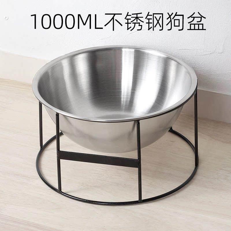 不锈钢狗碗狗盆户外狗食碗水碗饭碗专用碗不易打翻饭碗大容量碗
