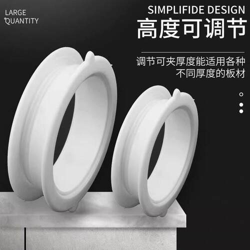 厨房橱柜下水口水管孔密封圈双面孔洞装饰盖防臭防虫柜子打孔遮盖