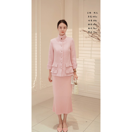 【Real/Lucky】-MA3770/55%羊毛45%定制/新国风小香风外套/试穿S