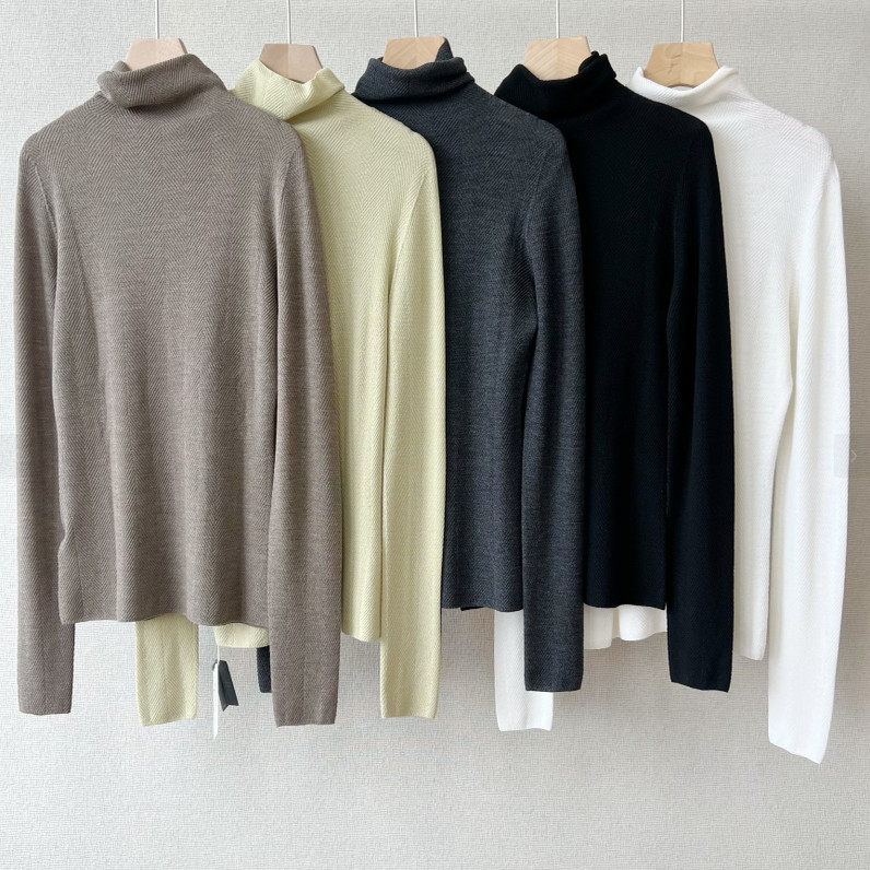 【Real/Lucky】-ZZ6762/一线成衣/扬子纱/美利奴羊毛打底衫