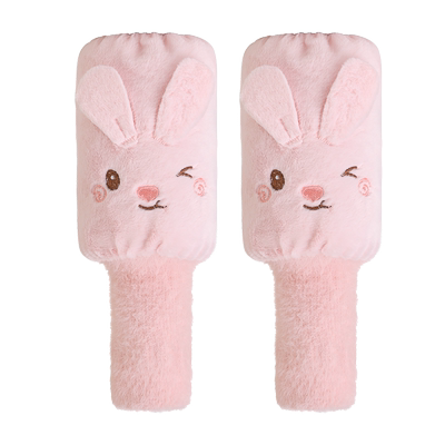 亲肤婴儿绒保暖袖套手套二合一