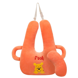 车载睡觉神器后排汽车内抱枕毯子儿童护脊头枕座位腰靠2026新款棉