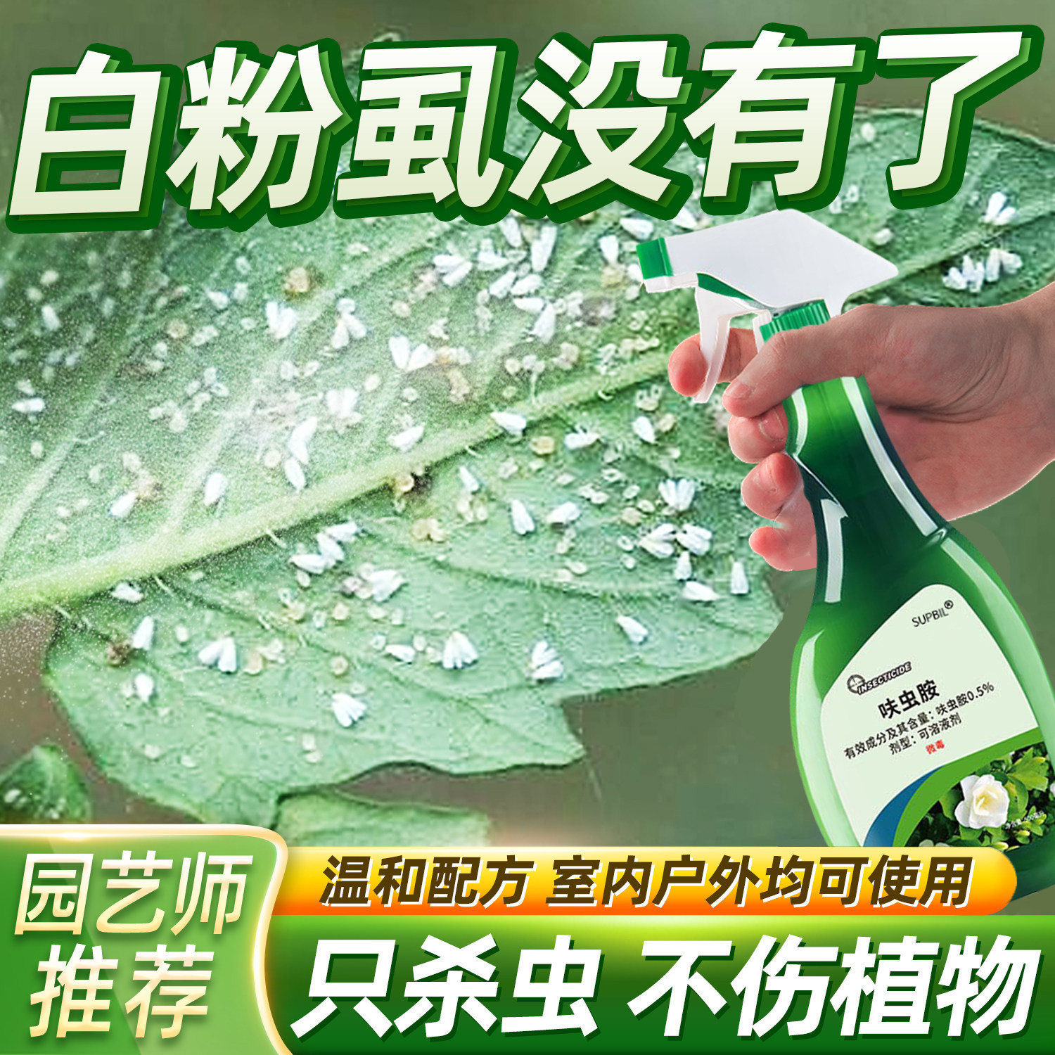 花卉植物杀虫剂室内家用非无毒通用呋虫胺除灭蚜虫跳蚤小黑飞专用