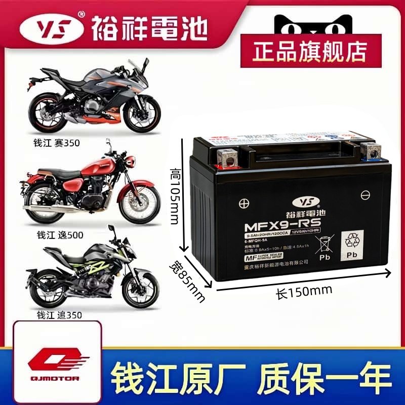 裕祥摩托车电瓶正品耐用图片