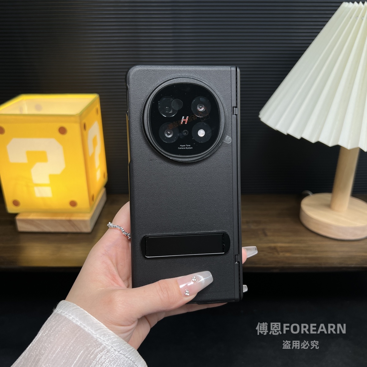 OPPOFindN5手机壳带支架壳膜超薄